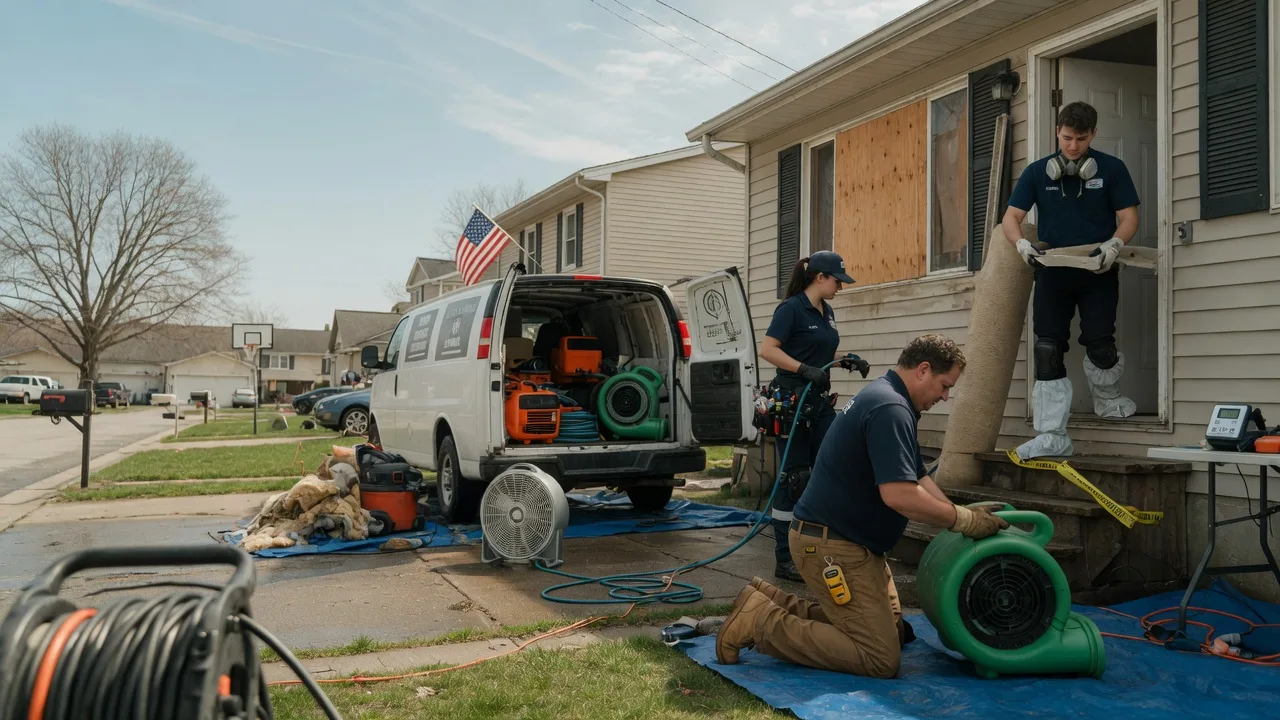 Water Damage Restoration in Olympia Fields, IL near me